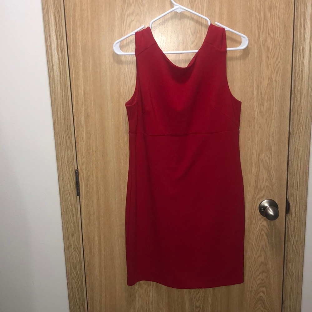 Red Sleeveless Mini dress
